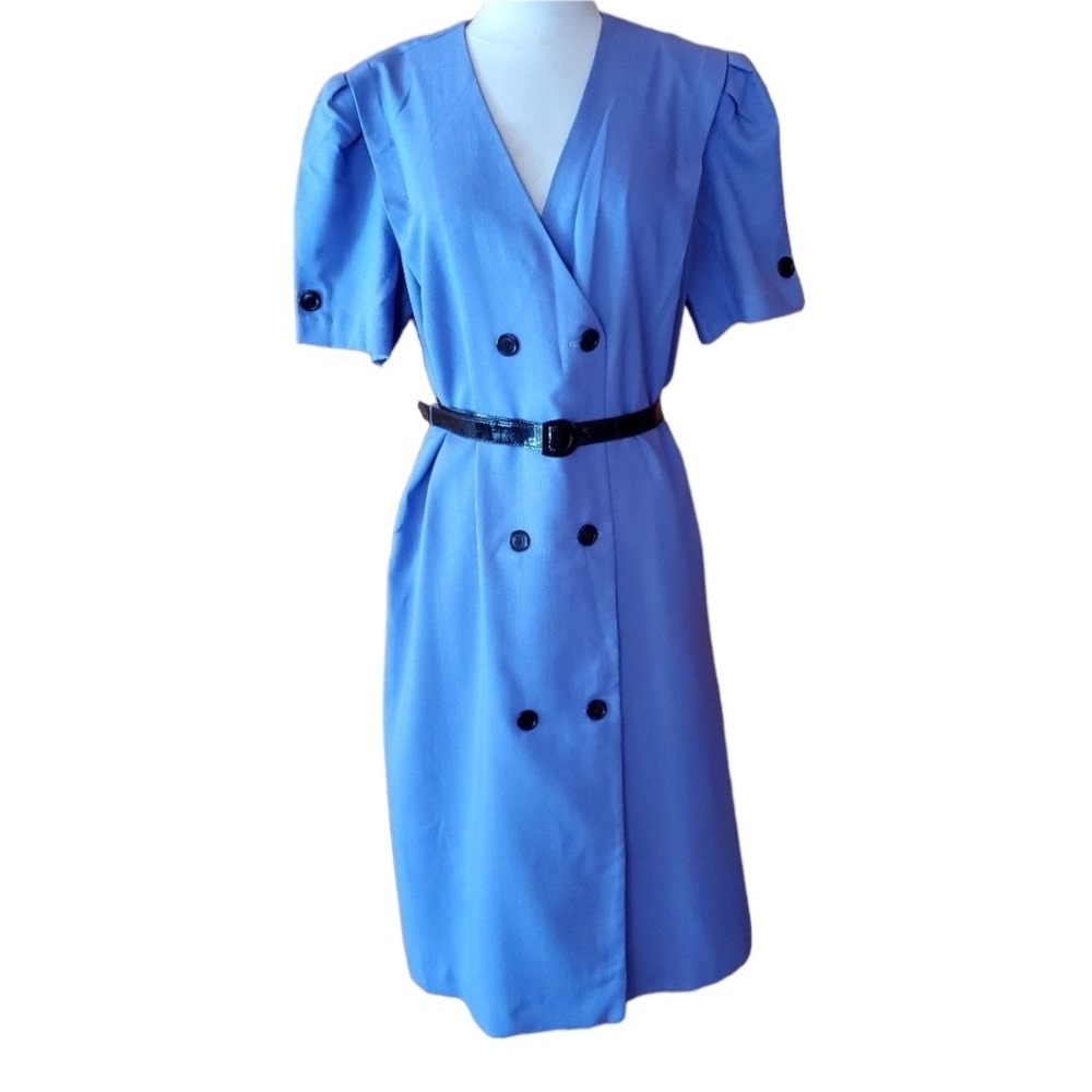1970s Cheekaberry Purple Career Dress